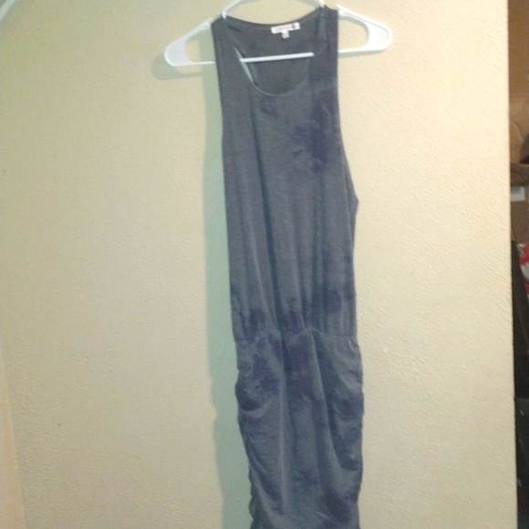 Sundry Anthropologie Ink Dyed Racerback Sleeveless Cotton Dress M - Picture 1 of 7